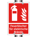 Feuerlöscher für elektrische Brände