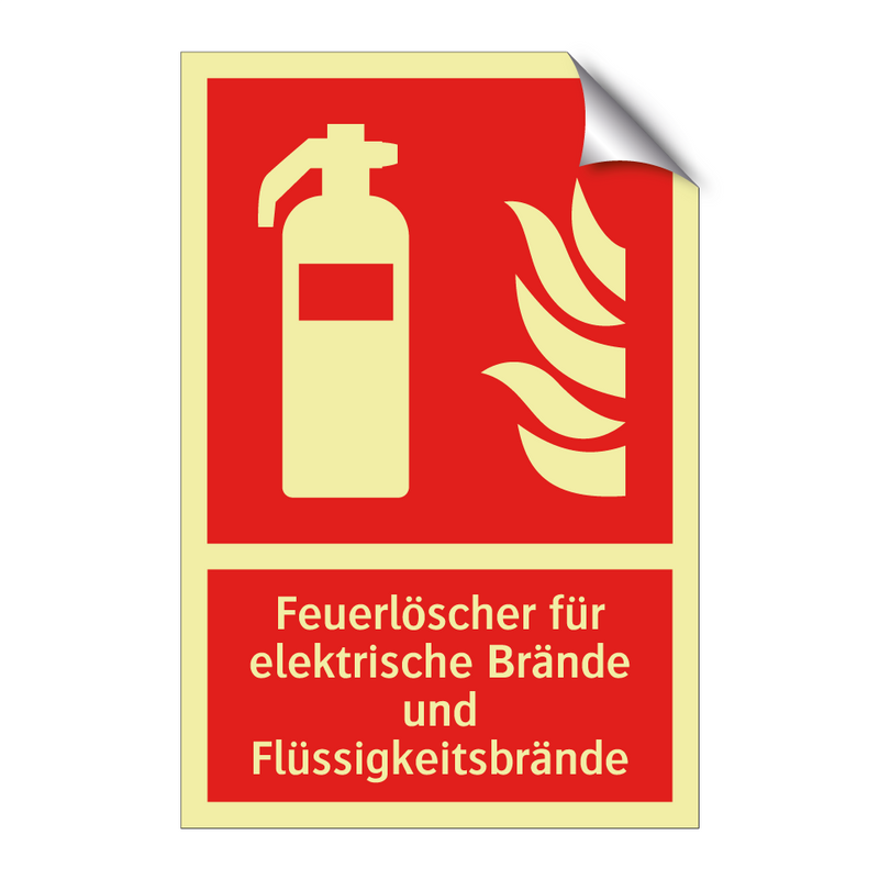 Feuerlöscher für elektrische Brände und Flüssigkeitsbrände