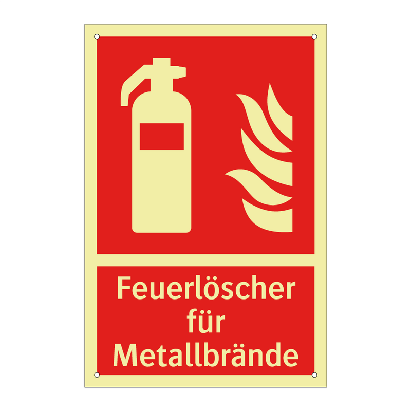 Feuerlöscher für Metallbrände