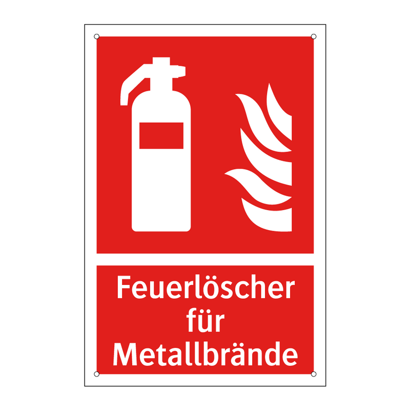 Feuerlöscher für Metallbrände
