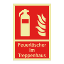 Feuerlöscher im Treppenhaus
