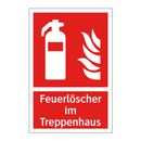 Feuerlöscher im Treppenhaus