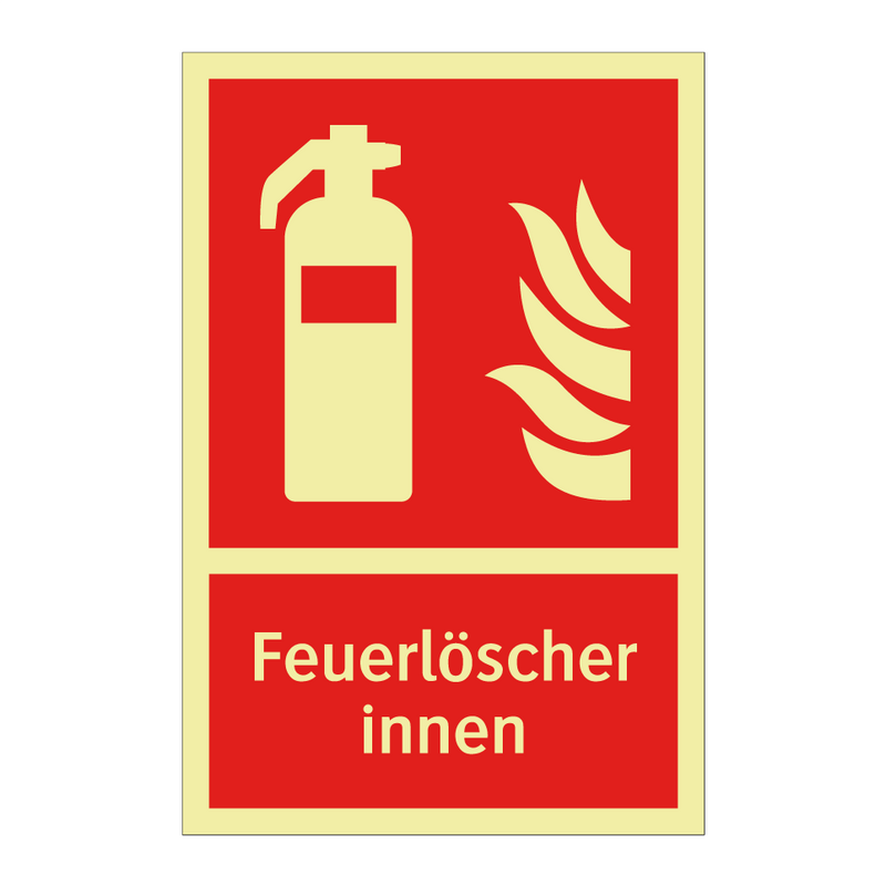 Feuerlöscher innen
