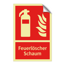 Feuerlöscher Schaum