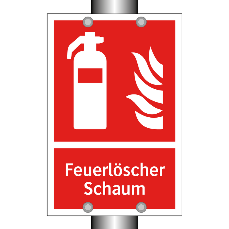 Feuerlöscher Schaum