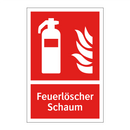 Feuerlöscher Schaum