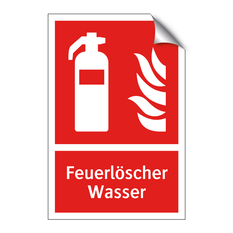 Feuerlöscher Wasser