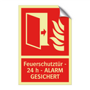 Feuerschutztür - 24 h - ALARM GESICHERT