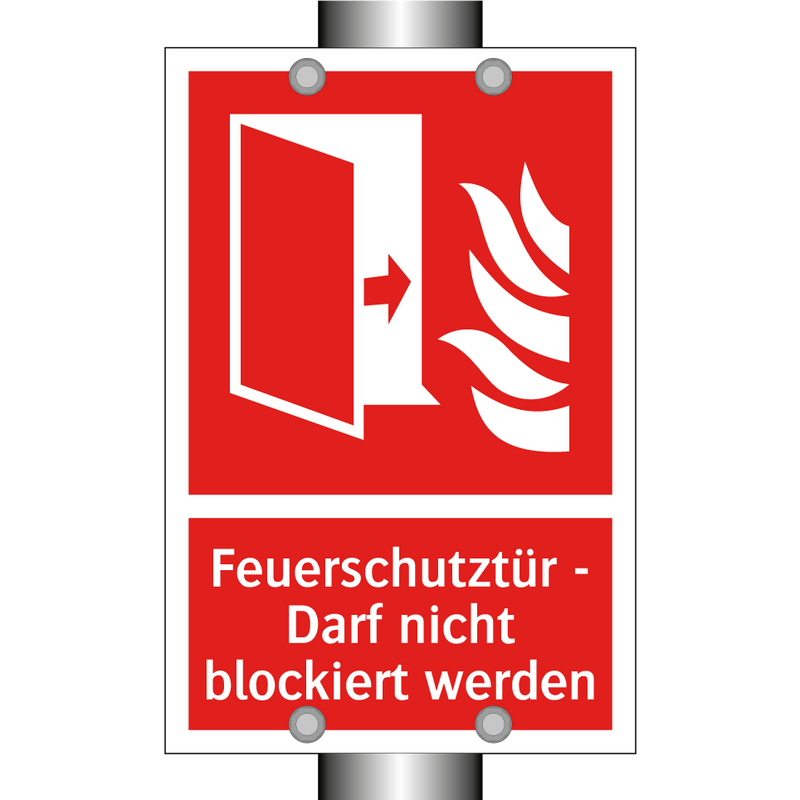 Feuerschutztür - Darf nicht blockiert werden