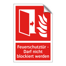 Feuerschutztür - Darf nicht blockiert werden