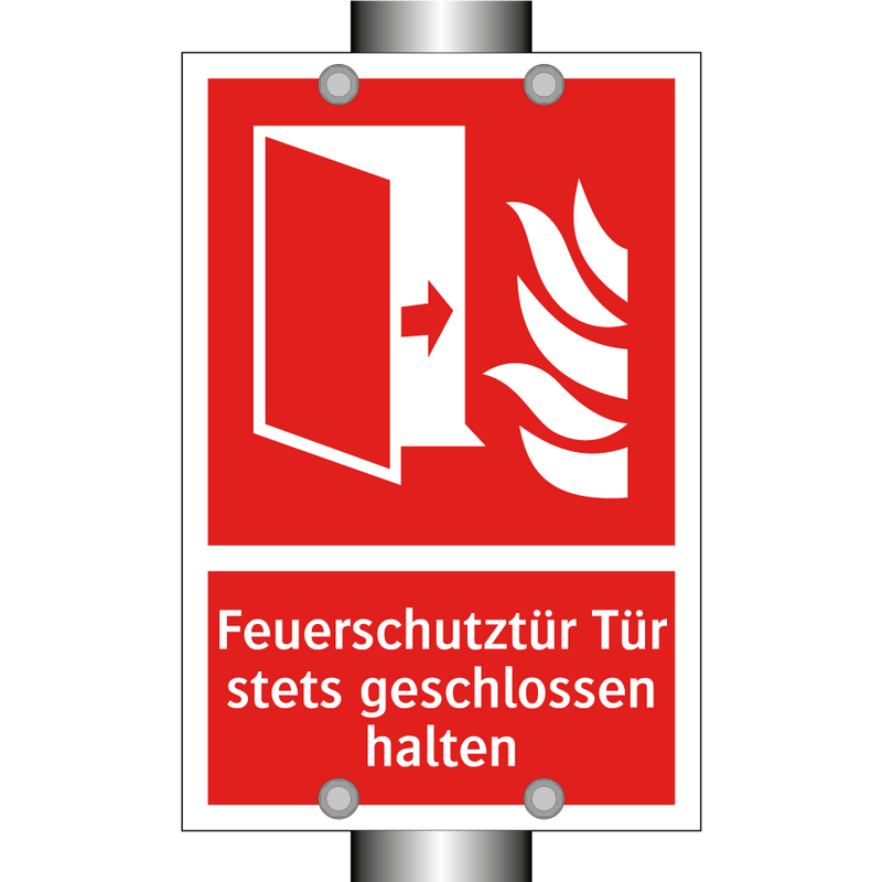 Feuerschutztür Tür stets geschlossen halten