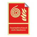 Feuerwehrschlauch nicht blockieren