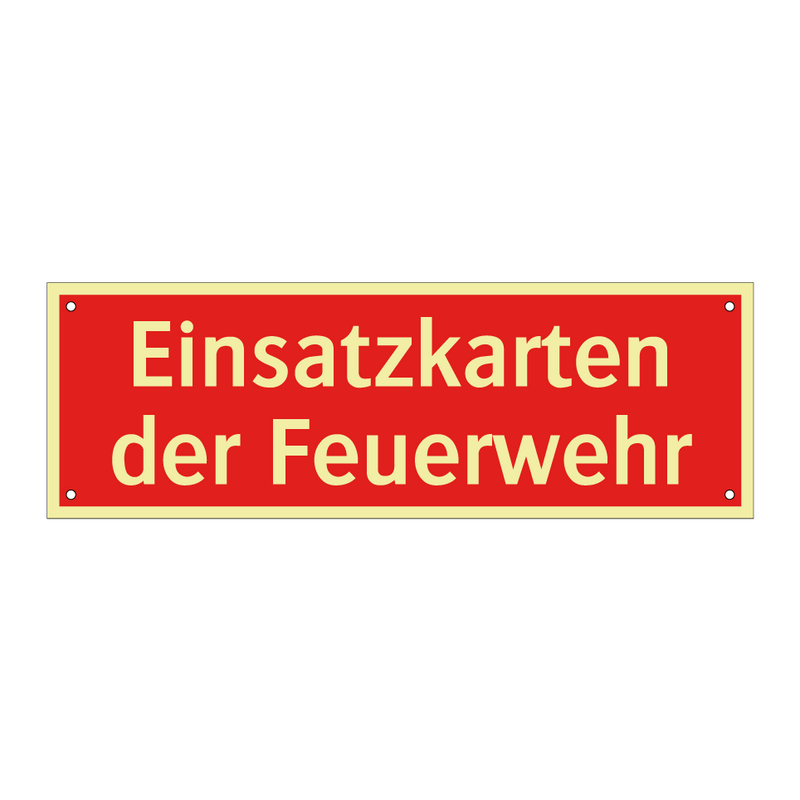 Einsatzkarten der Feuerwehr