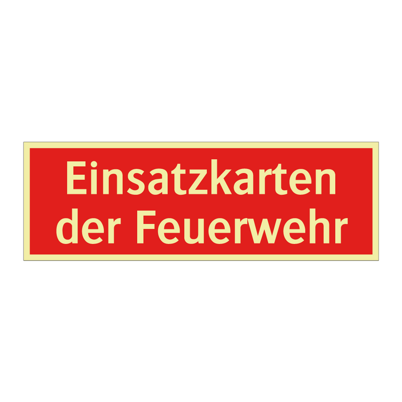 Einsatzkarten der Feuerwehr