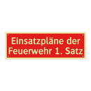 Einsatzpläne der Feuerwehr 1. Satz