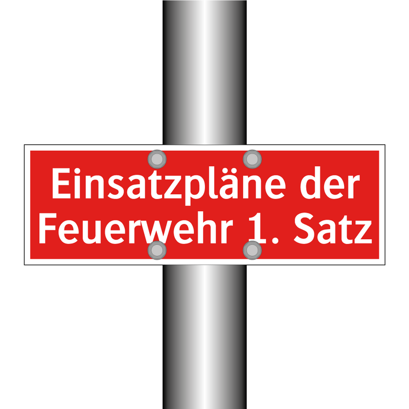Einsatzpläne der Feuerwehr 1. Satz