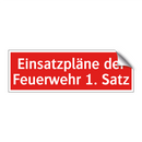 Einsatzpläne der Feuerwehr 1. Satz
