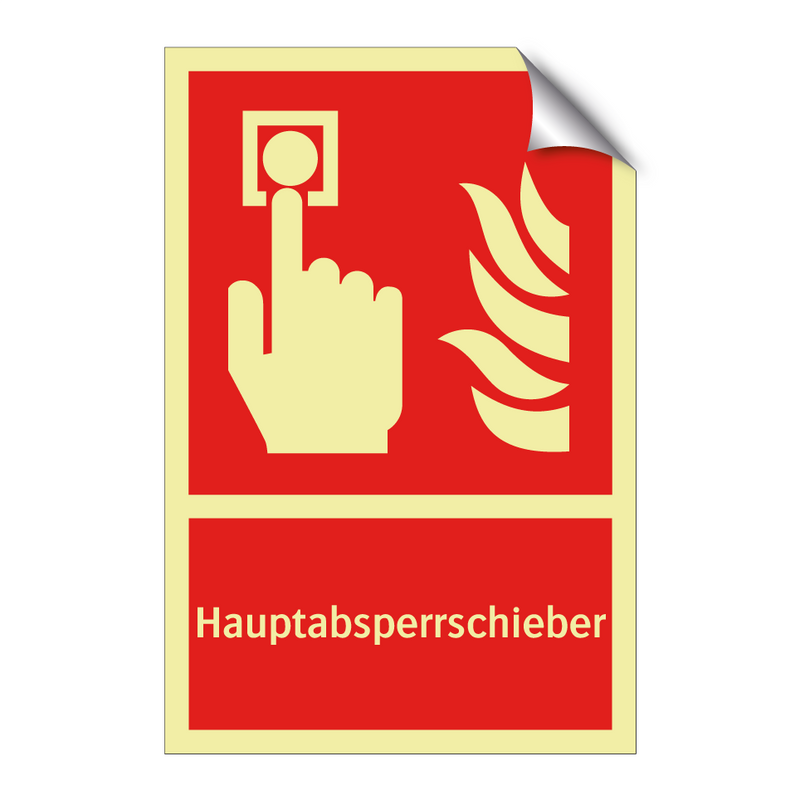 Hauptabsperrschieber