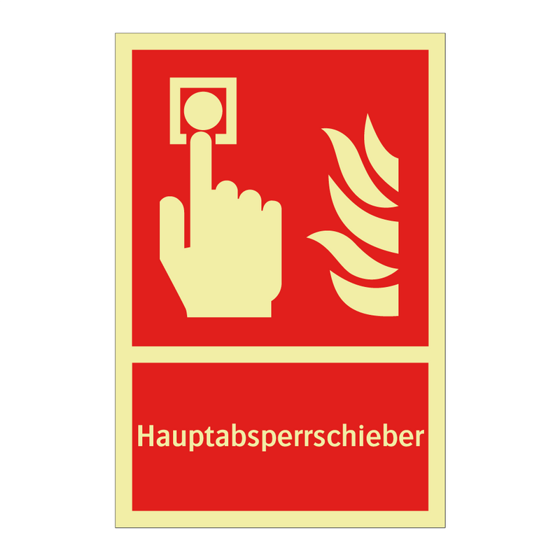 Hauptabsperrschieber
