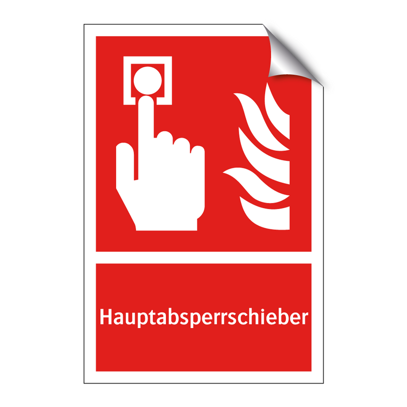Hauptabsperrschieber