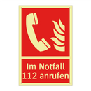Im Notfall 112 anrufen