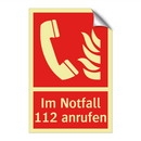 Im Notfall 112 anrufen