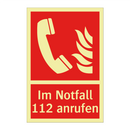 Im Notfall 112 anrufen