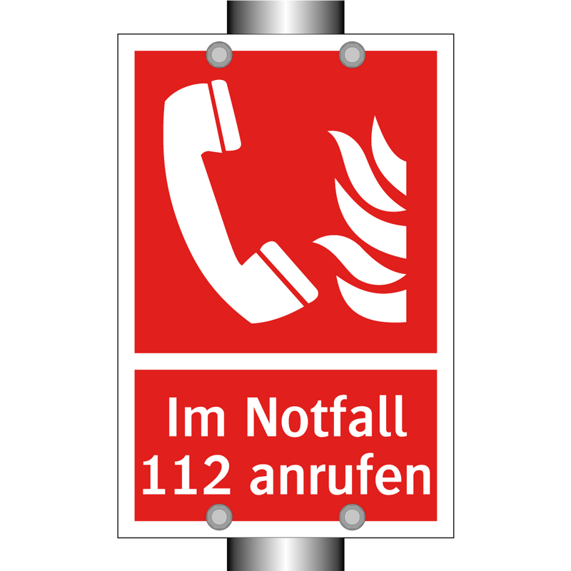 Im Notfall 112 anrufen