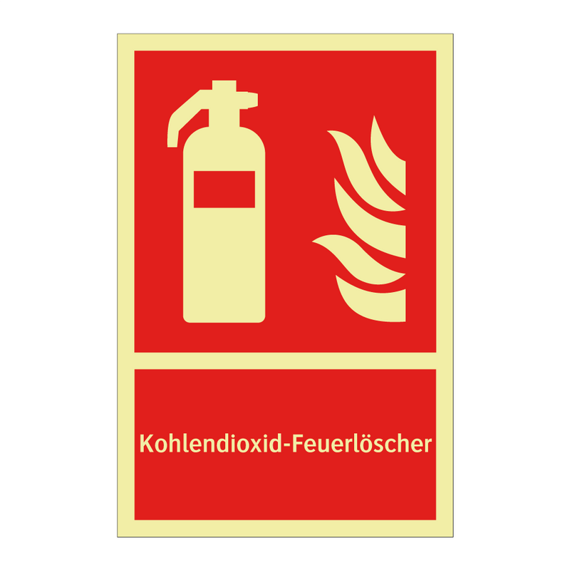 Kohlendioxid-Feuerlöscher