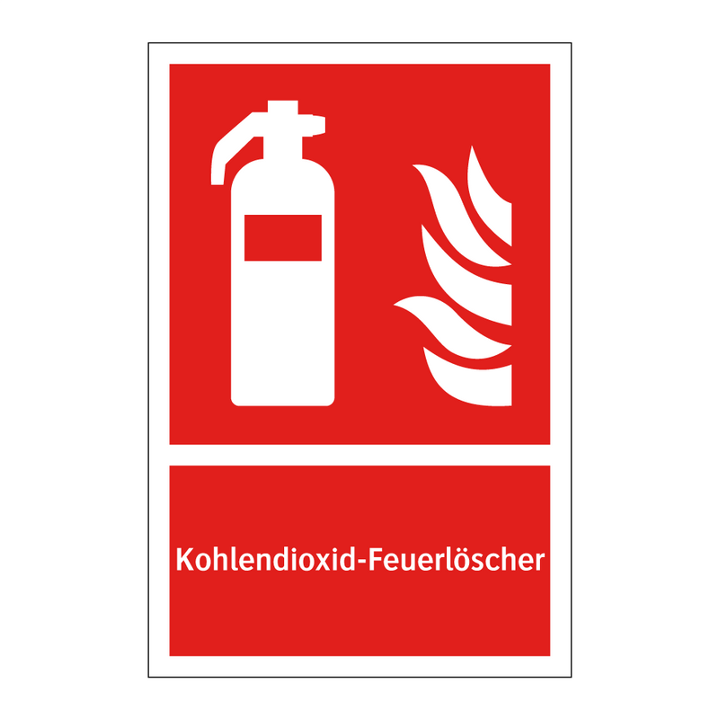 Kohlendioxid-Feuerlöscher