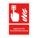 Lagerraum für Feuerwehrausrüstung