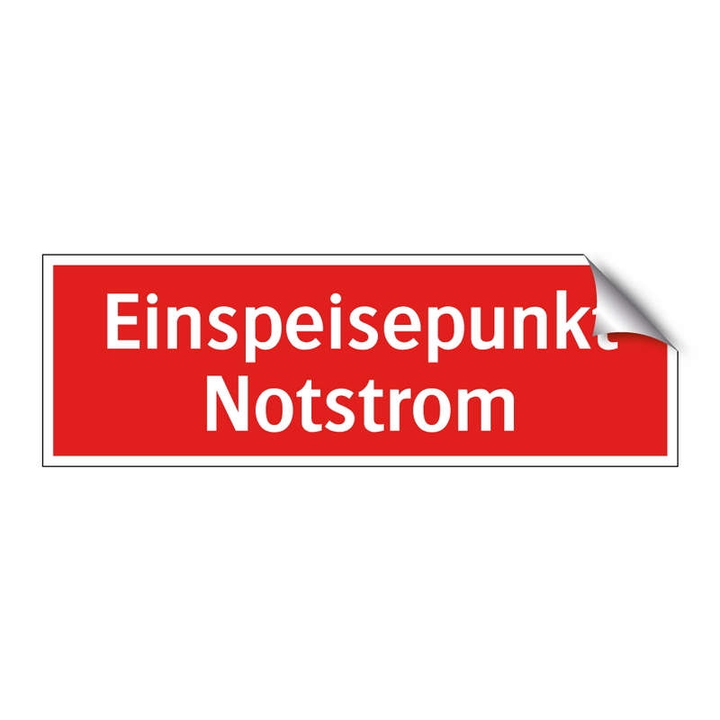 Einspeisepunkt Notstrom