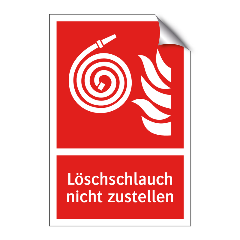 Löschschlauch nicht zustellen