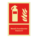 Metall-Feuerlöscher Klasse D