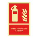 Metall-Feuerlöscher Klasse D