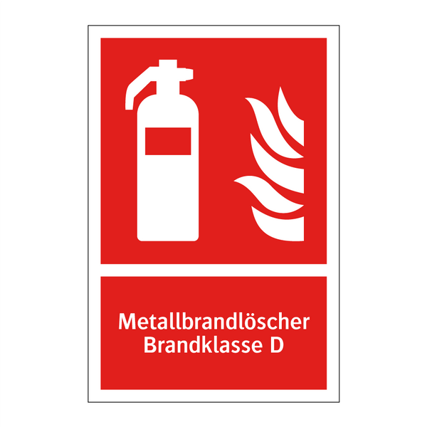Metallbrandlöscher Brandklasse D