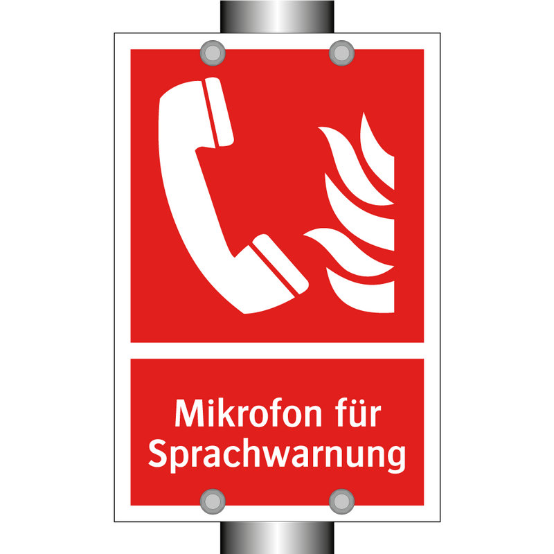 Mikrofon für Sprachwarnung