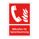 Mikrofon für Sprachwarnung