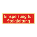 Einspeisung für Steigleitung