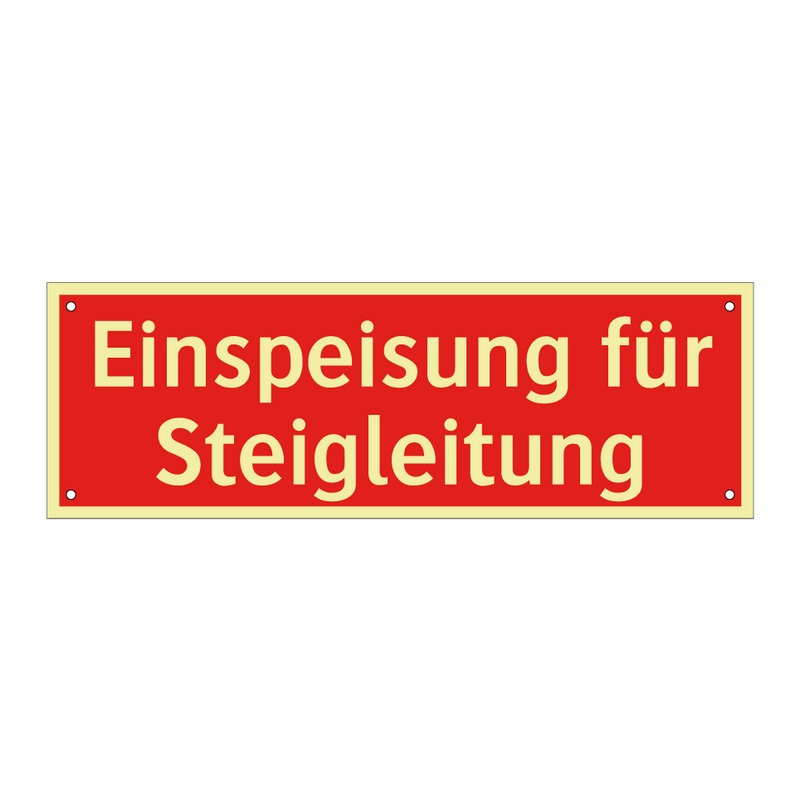 Einspeisung für Steigleitung