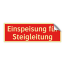 Einspeisung für Steigleitung