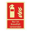 Nur im Brandfall verwenden