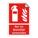 Nur im Brandfall verwenden