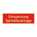 Einspeisung Sprinkleranlage
