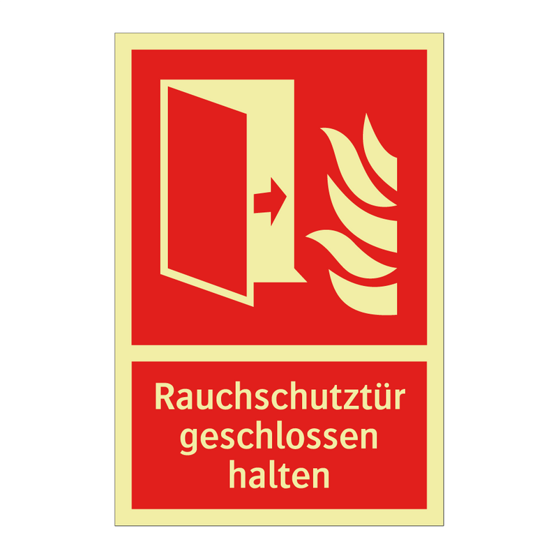 Rauchschutztür geschlossen halten