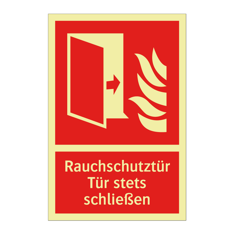 Rauchschutztür Tür stets schließen