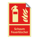 Schaum Feuerlöscher