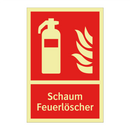 Schaum Feuerlöscher