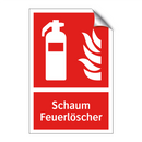 Schaum Feuerlöscher