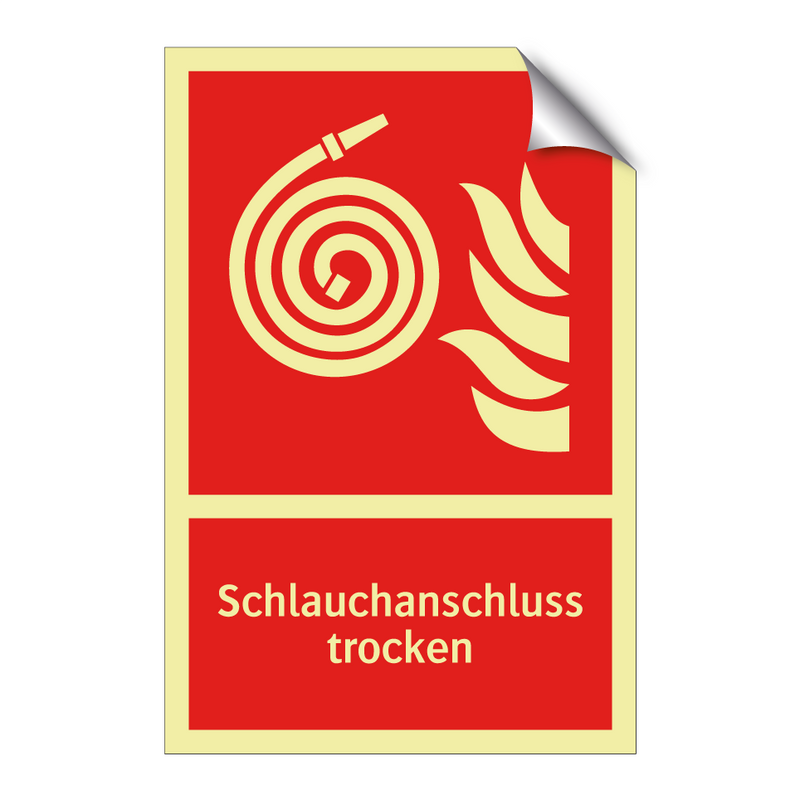 Schlauchanschluss trocken